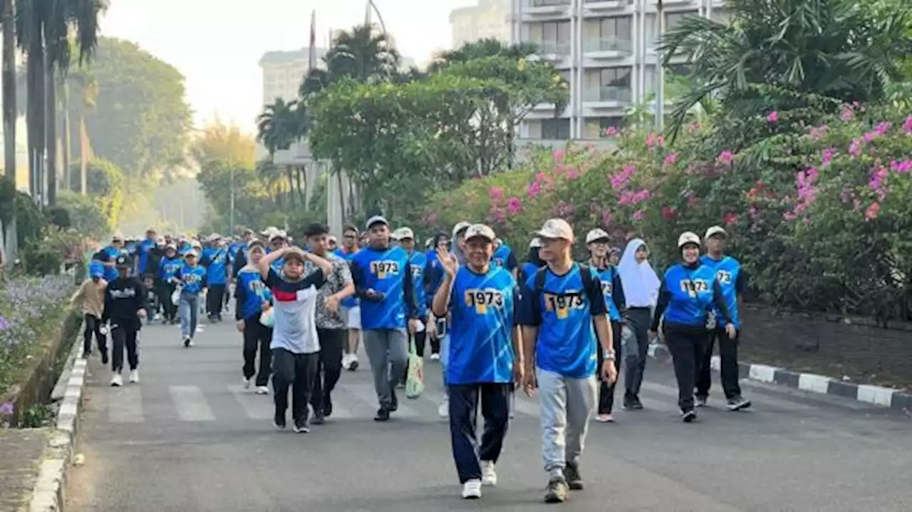 Ramaikan CFD Jakarta, Nugra Santana Group Gelar Fun Walk Keluarga