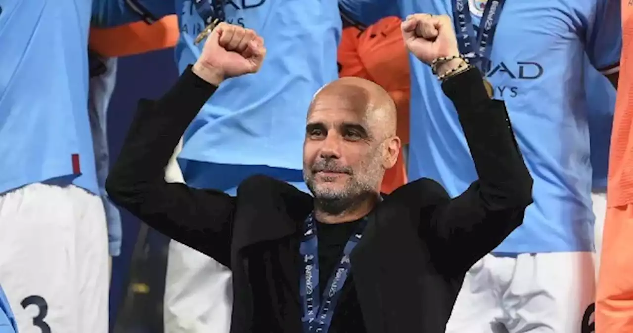 Pep Guardiola ganó su segundo triplete como técnico