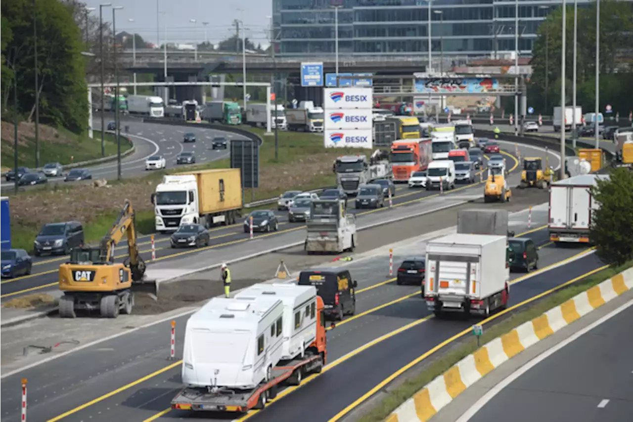 Brusselse ring ter hoogte van Zaventem volledig afgesloten wegens plaatsing nieuwe brug, veel hinder verwacht