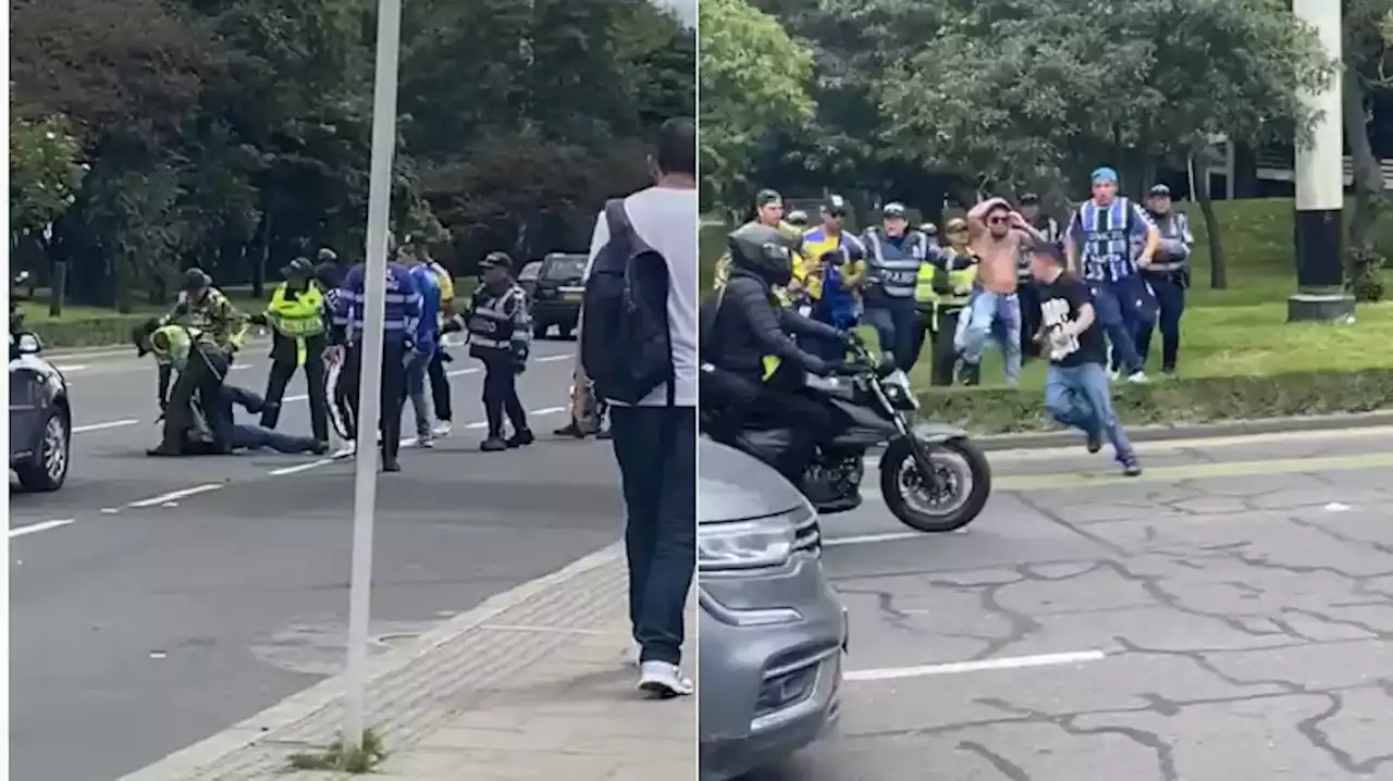 En su camino a Tunja, agresores con camisetas de Millonarios violentaron a hincha de Santa Fe