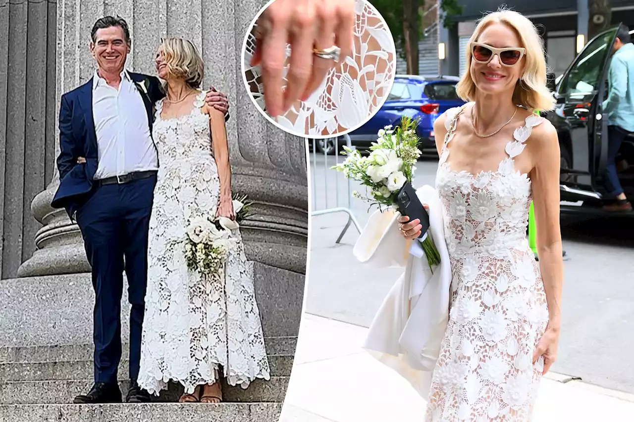 Naomi Watts confirms marriage to Billy Crudup: ‘Hitched’