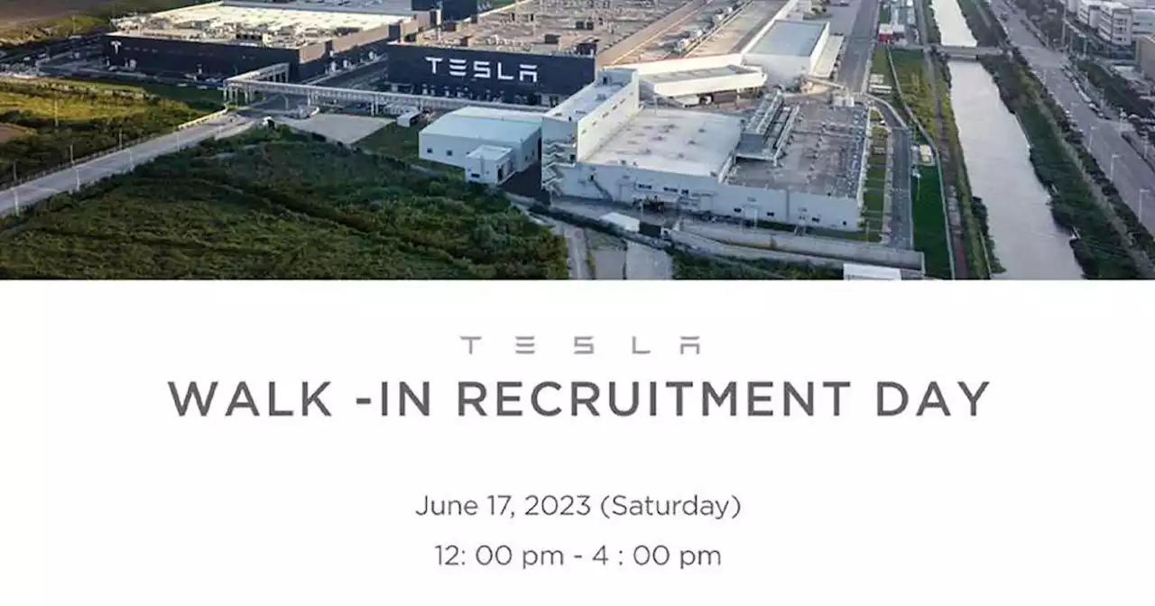 Tesla Malaysia is hiring - walk-in recruitment day at Cyberview in Cyberjaya on June 17, 2023 - paultan.org