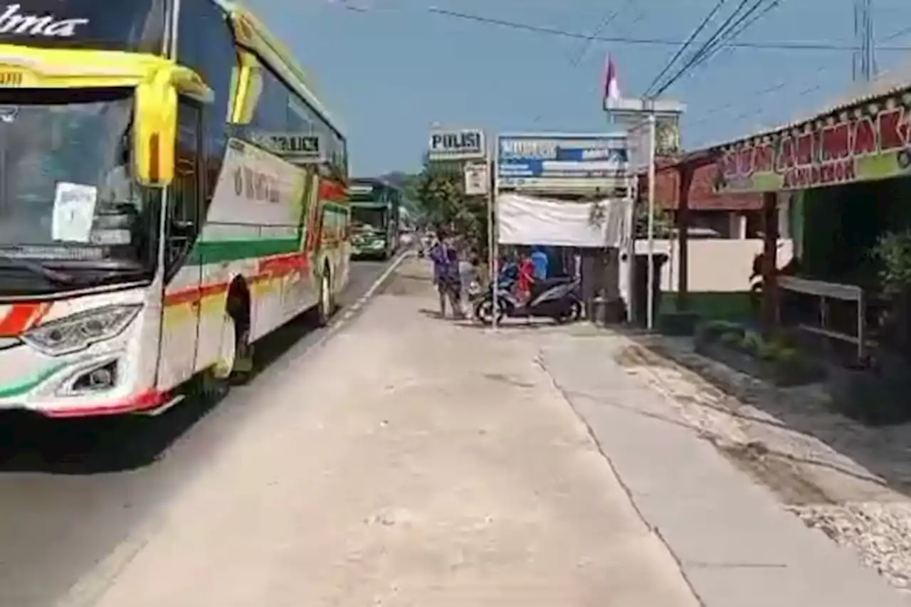 Bus yang Lewat Jalan Raya Kalipucang-Pangandaran Jangan Sembarangan Bunyikan Klakson Telolet