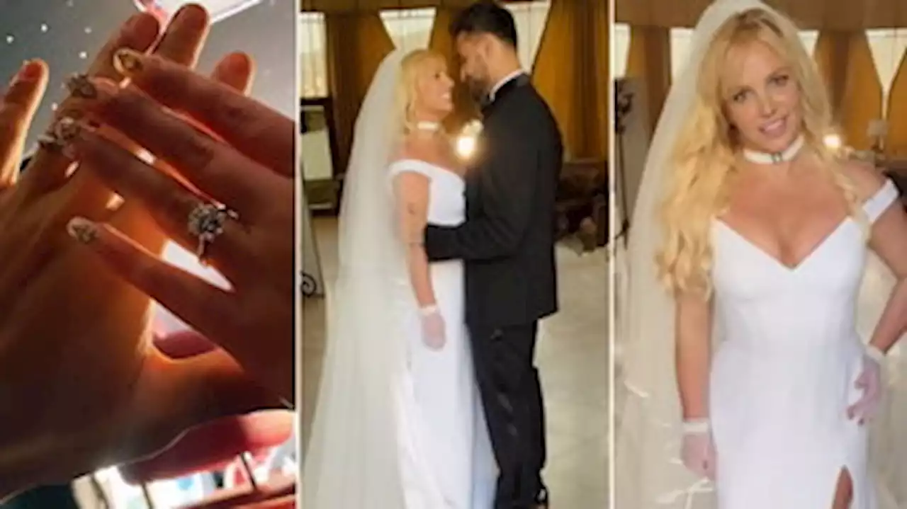 Marido de Britney Spears posta vídeo inédito do casamento: 'Mulher dos meus sonhos'