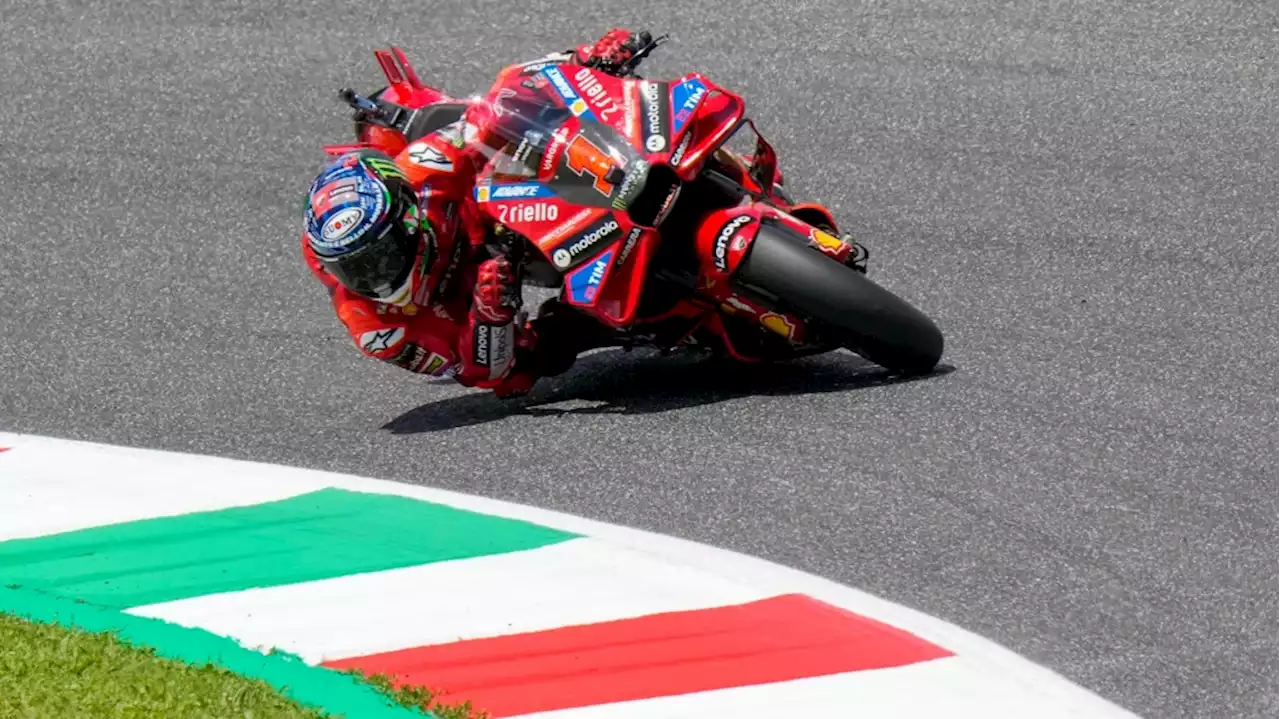 Bagnaia condottiero del trionfo Ducati al Moto Gp del Mugello