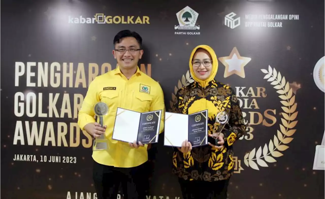 Andika Hazrumy Dinobatkan Sebagai Politisi Terpopuler di Ajang Golkar Award 2023 |Republika Online