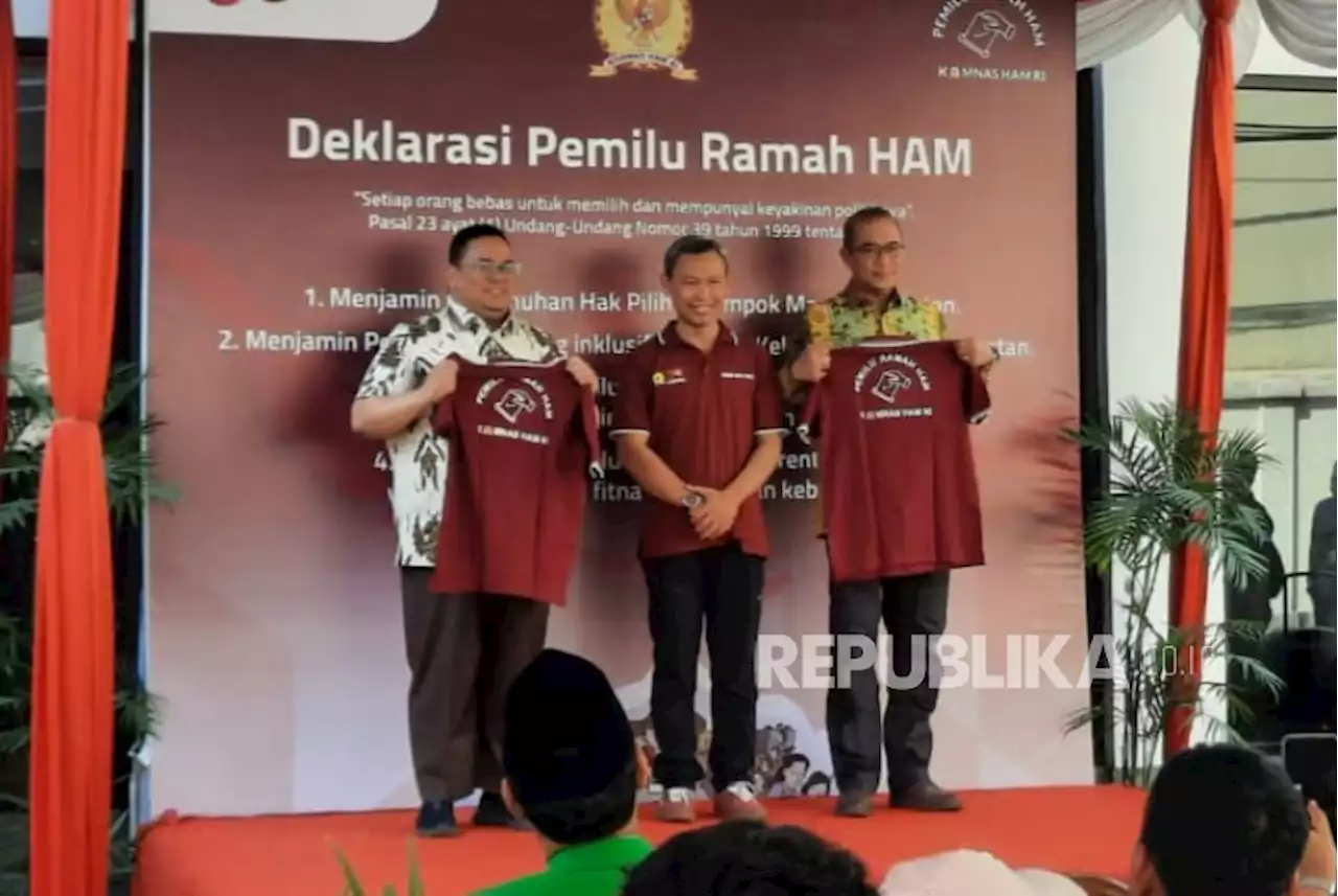 Deklarasikan Pemilu Ramah HAM, Komnas Soroti Hak Pilih Kelompok Rentan |Republika Online