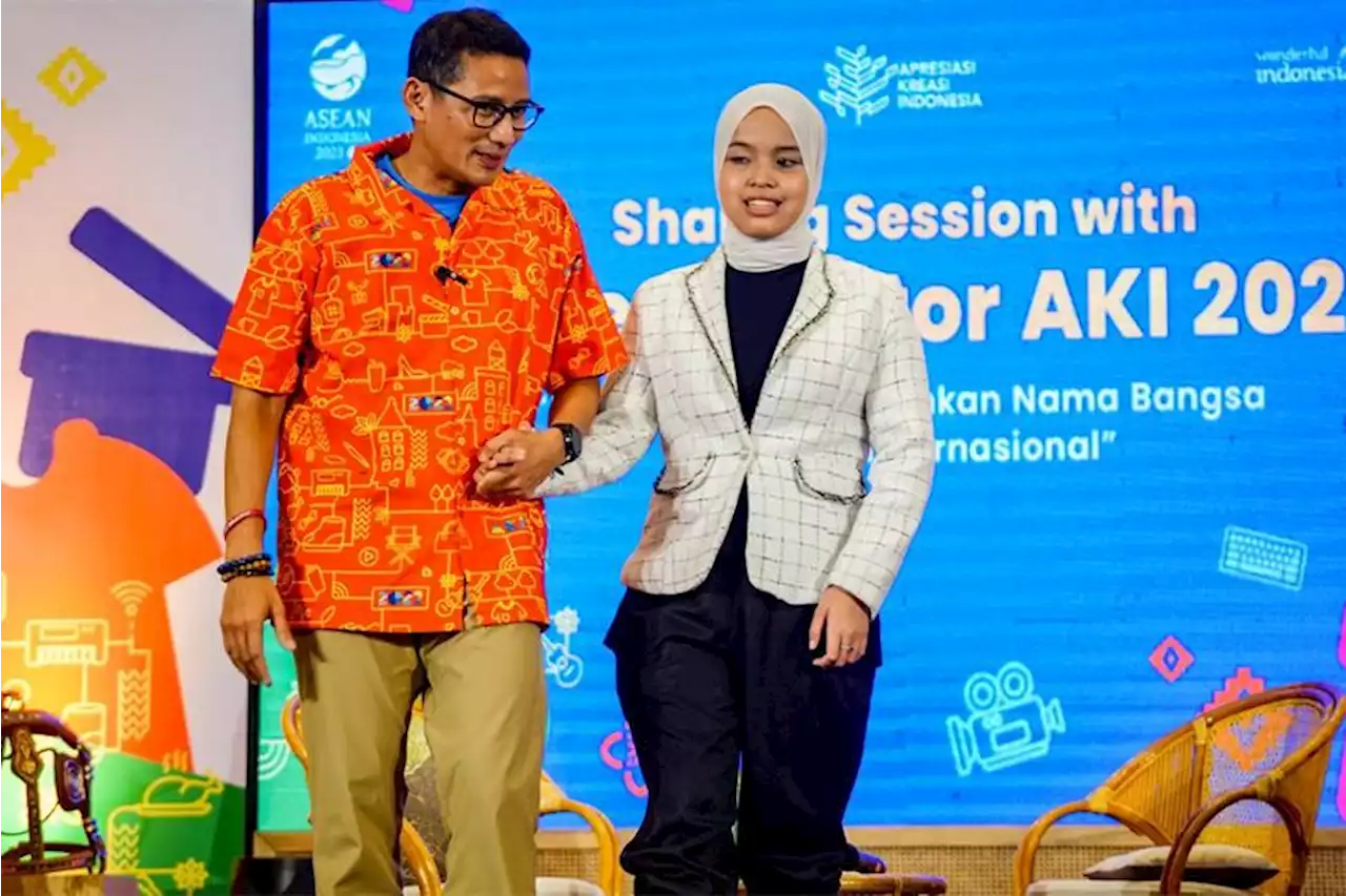 Bersama Putri Ariani di Purwokerto, Sandiaga Uno Optimistis Banyak Talenta Ekraf Musik Wujudkan Indonesia Emas