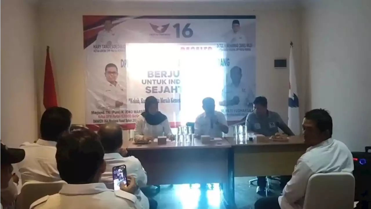 DPD Perindo Kota Serang Susun Kekuatan Menangkan Pemilu 2024