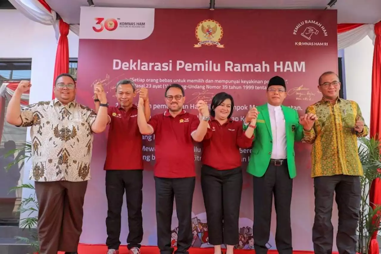 PPP Bersama Komnas HAM Deklarasi Pemilu Ramah Hak Asasi Manusia