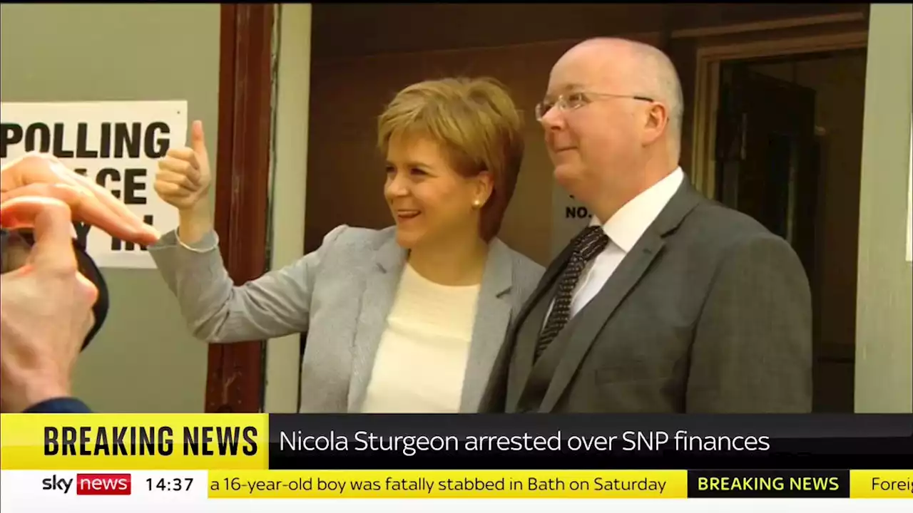 Nicola Sturgeon: Scotland's ex-first minister in custody after being arrested in connection with SNP investigation