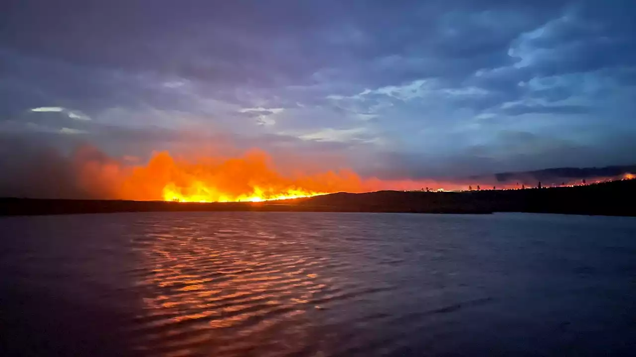 Daviot: Firefighters tackling 'mile long' wildfire near Inverness