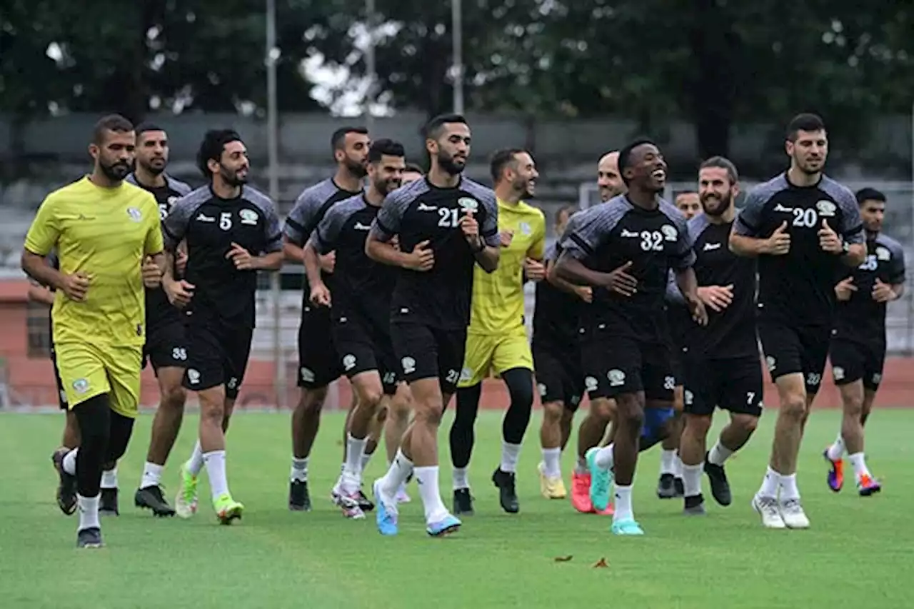 Latihan Perdana Timnas Palestina Jelang Laga FIFA Matchday di Surabaya