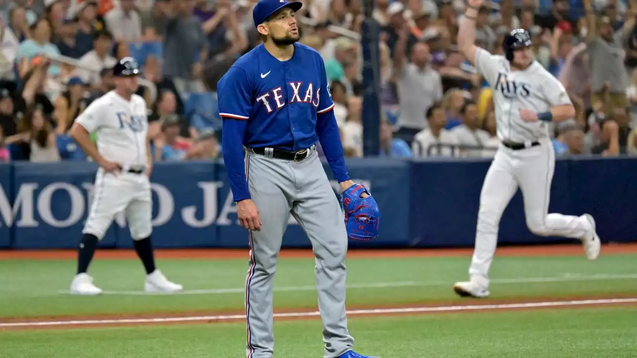 Eovaldi's 9th win leads Rangers to 8-4 victory, stops Tampa's 7-game streak