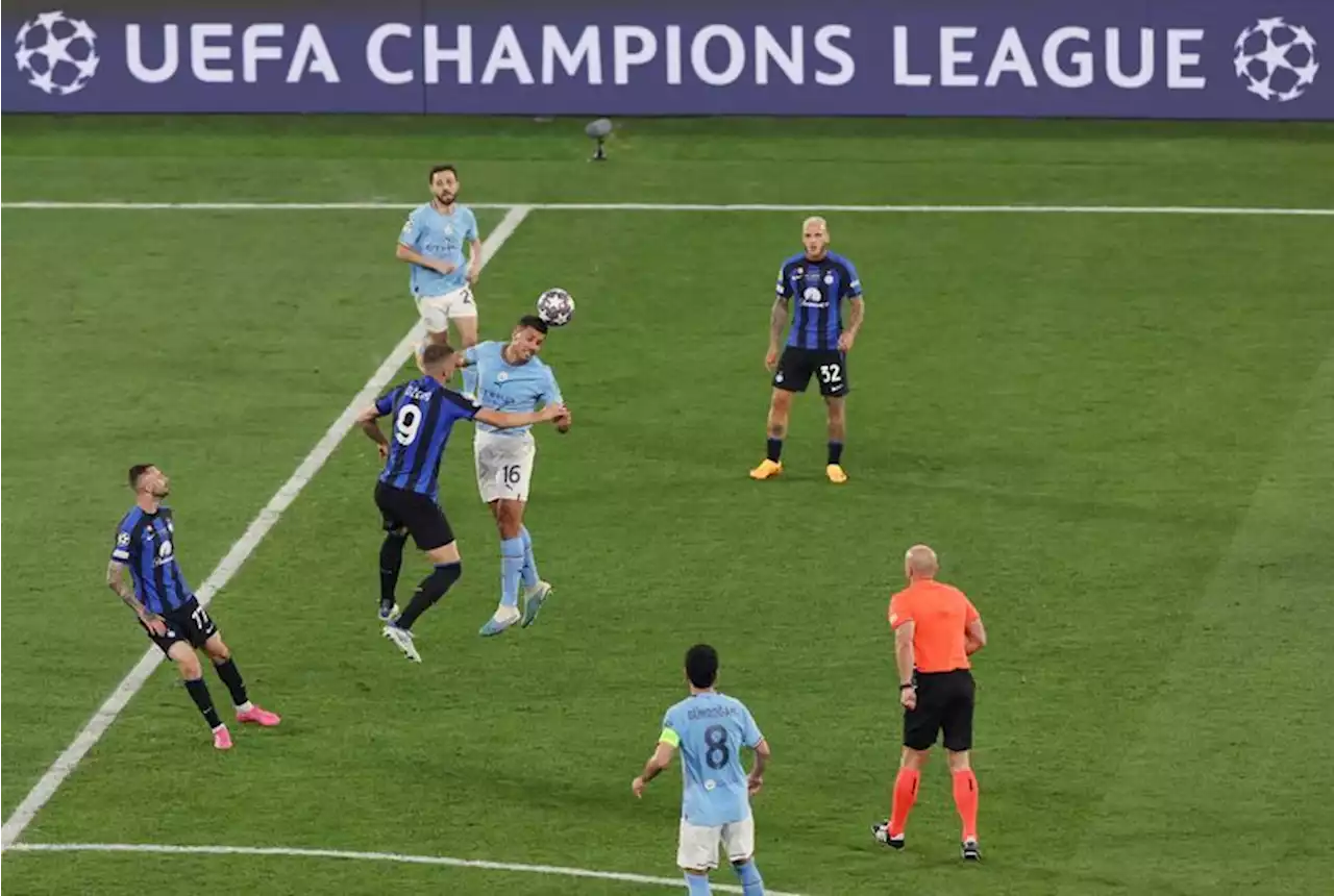 Soccer-Man City and Inter goalless at halftime in Champions League final