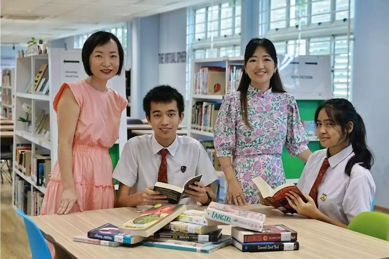 Getting students - even reluctant ones - to pick up books at Bedok South Secondary