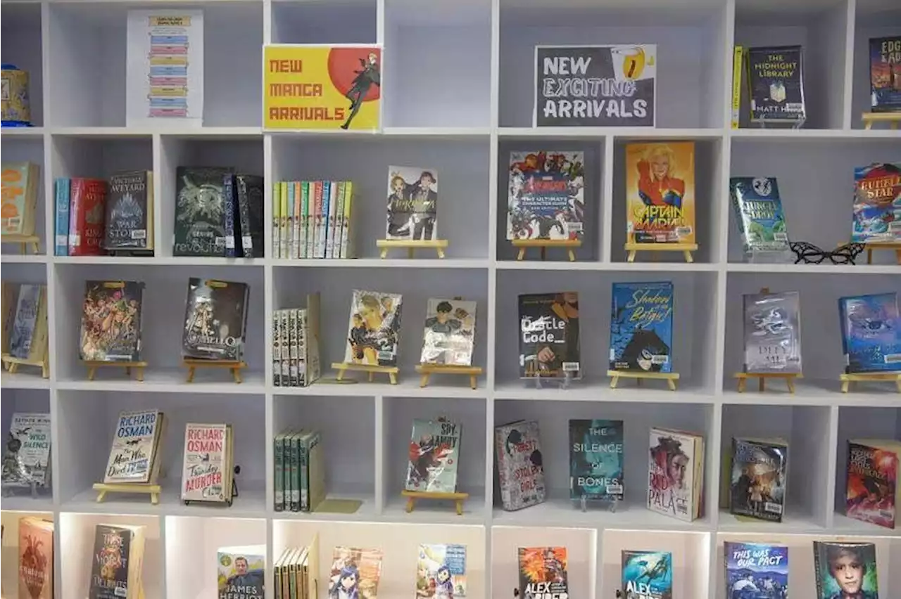 Manga draws students to Queensway Secondary’s library