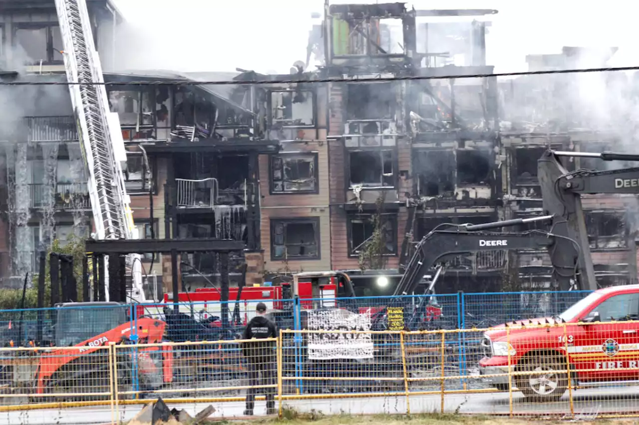 VIDEO: 200 people displaced after large fire in downtown Maple Ridge - Terrace Standard