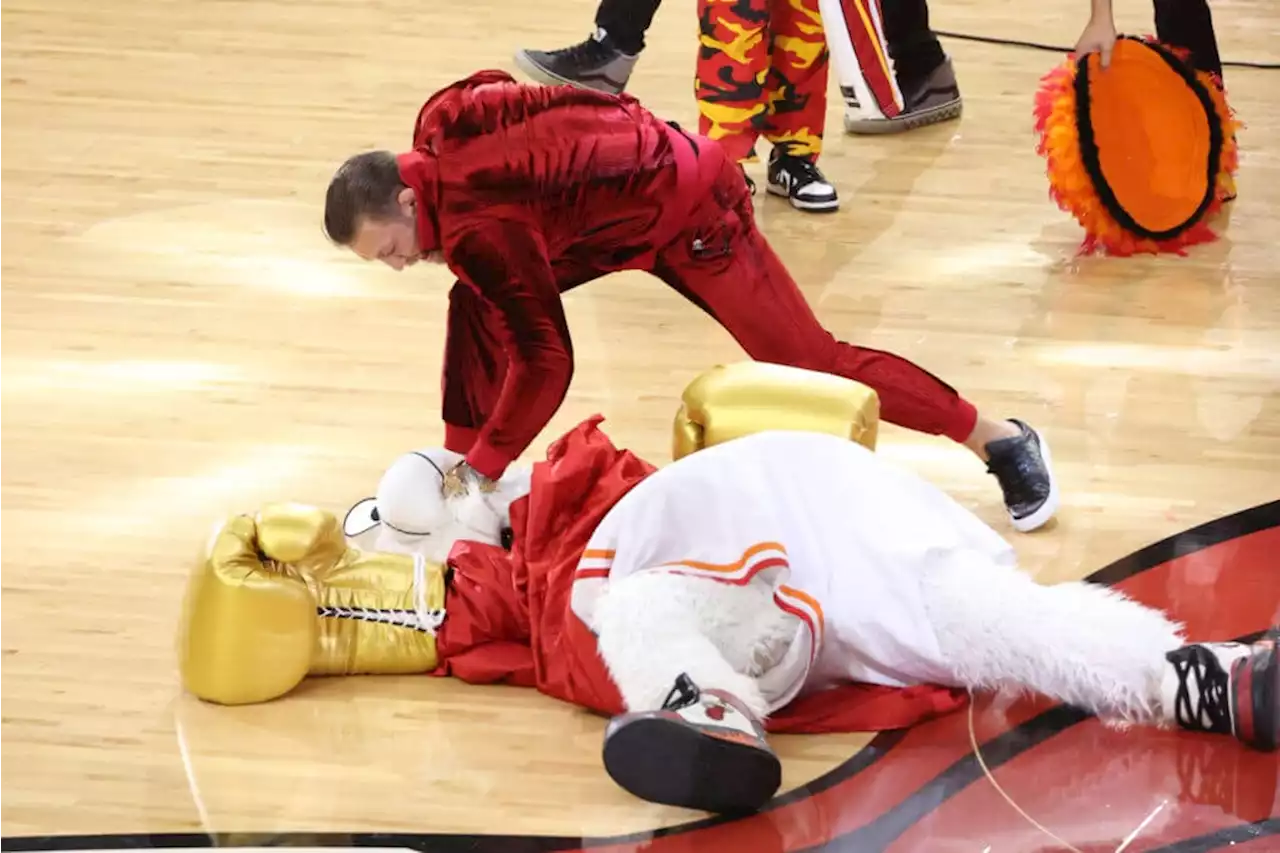 Conor McGregor sends Heat mascot to ER