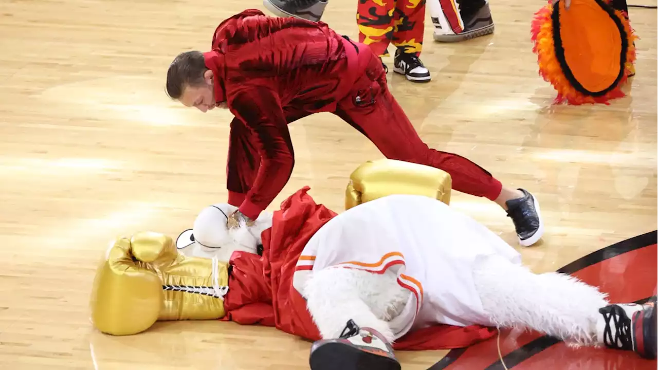 Miami Heat Mascot Sent to ER After Mid-Game Skit Gone Wrong