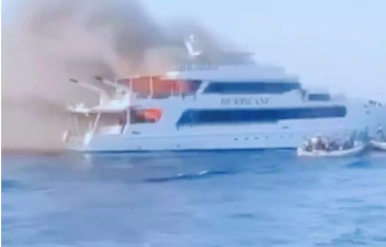 Three British tourists missing, 12 rescued as boat catches fire during Egypt diving trip