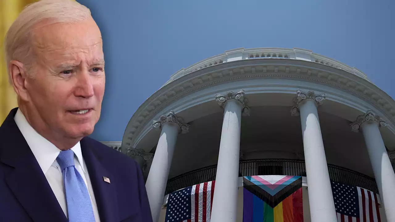 Biden White House Accused of Violating U.S. Flag Code with Pride Month Display