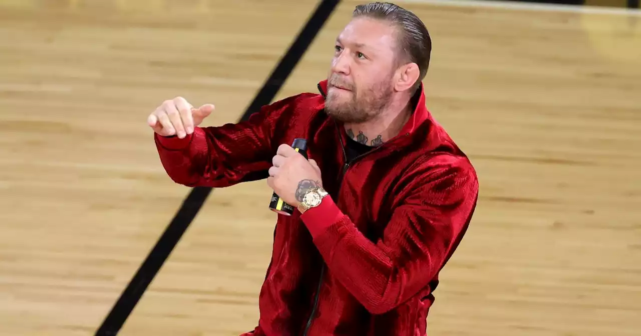 Conor McGregor knocks out Heat mascot at NBA Finals