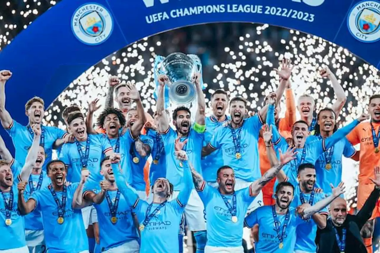 Manchester City rangkul treble bersejarah