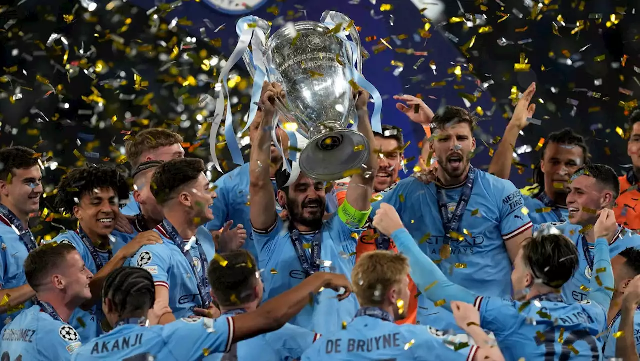 Man City beats Inter Milan to win first Champions League title and complete 3-trophy sweep