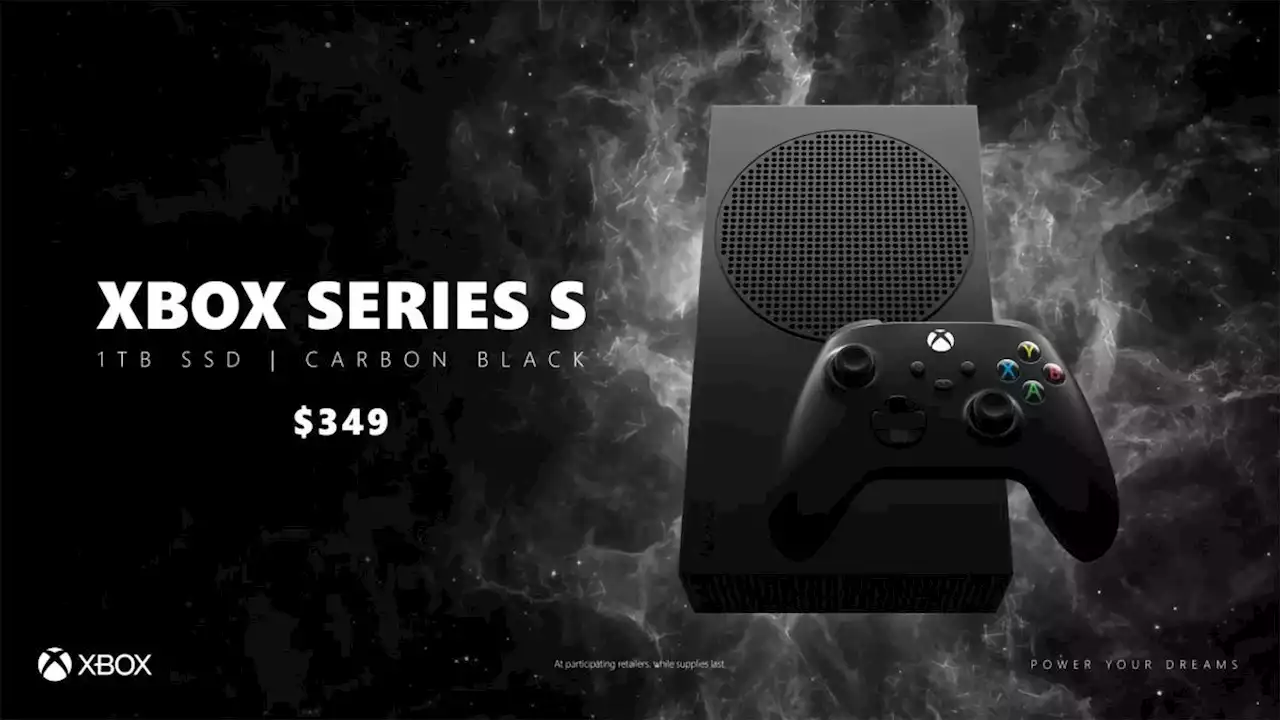 Xbox is releasing a black Series S with 1TB of storage | VGC