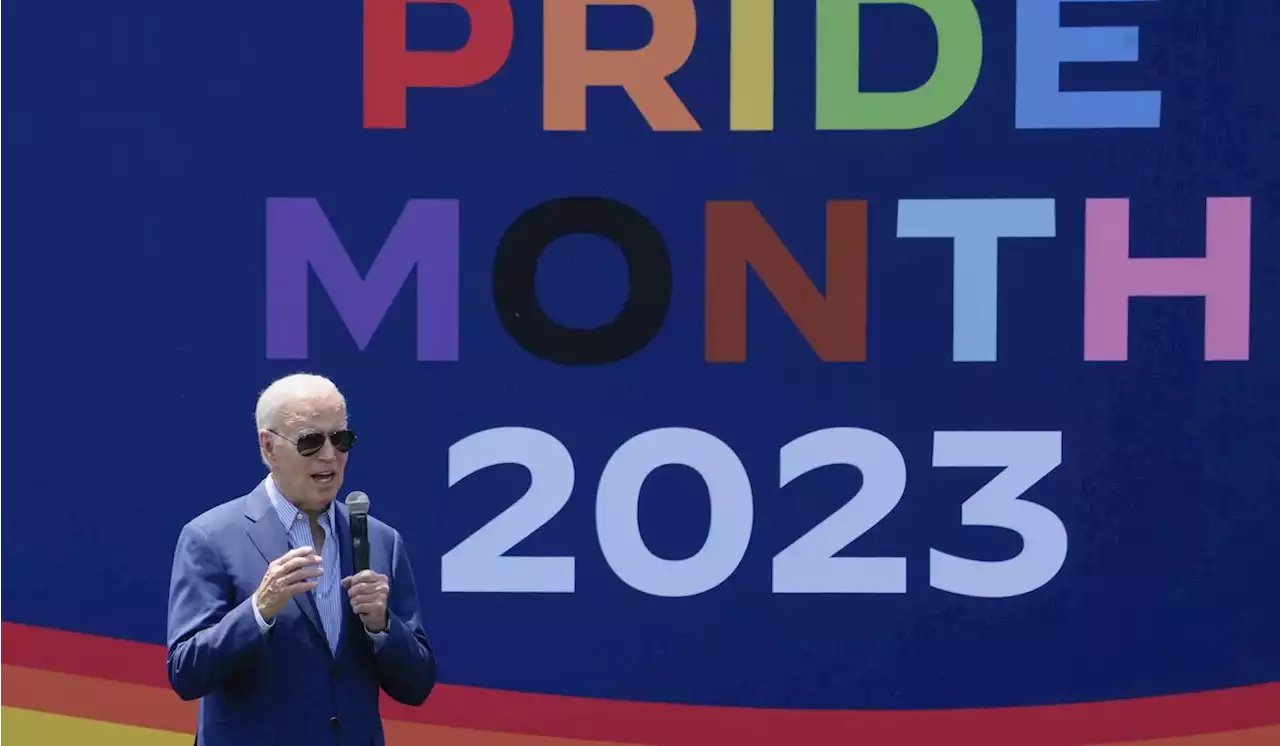 Biden marks LGBTQ+ Pride Month with celebration on White House South Lawn