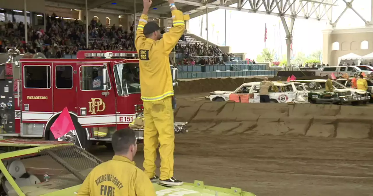 31st Annual Firefighter Demolition Derby takes over San Diego County Fair arena