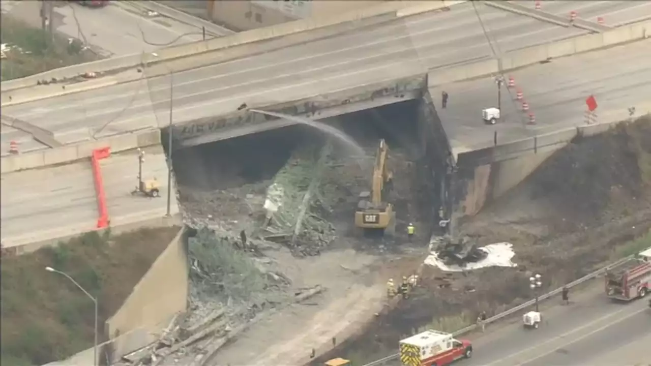 I-95 collapse in Philadelphia updates: Human remains found in wreckage | Truck driver identified