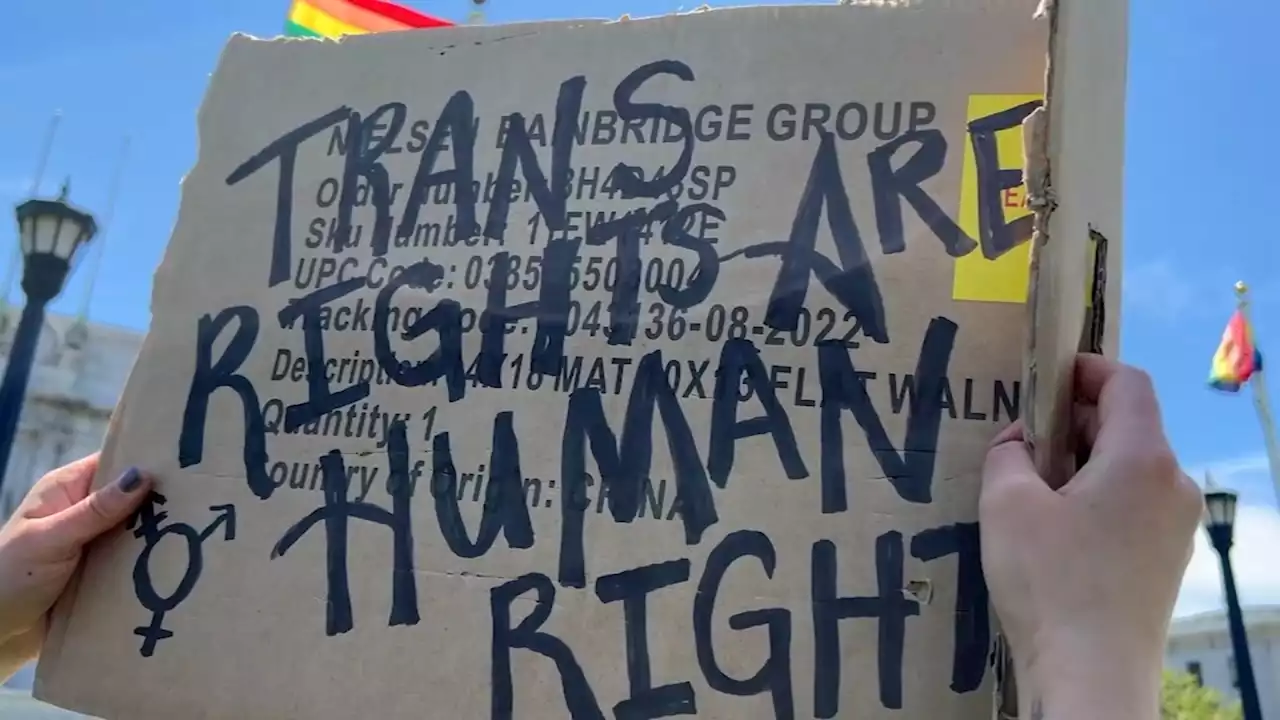 Young activists lead SF protest against anti-trans laws