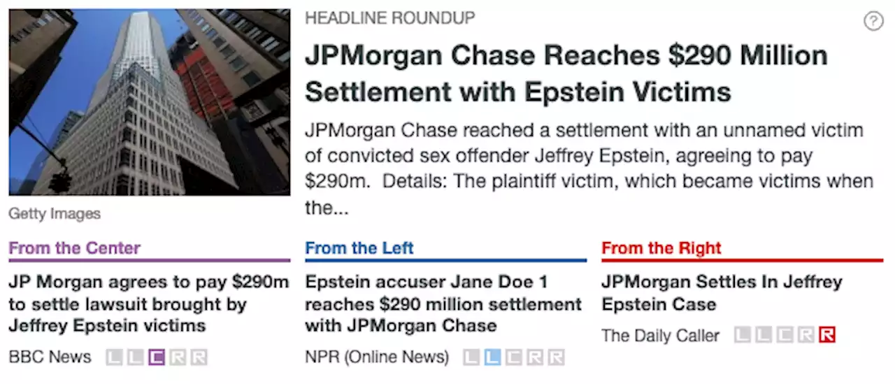 JPMorgan Chase Reaches $290 Million Settlement with Epstein Victims