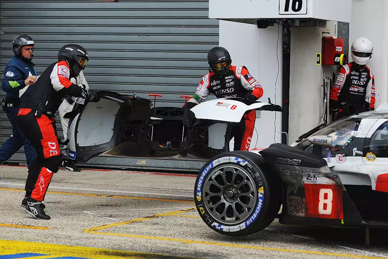 #8 Toyota received &quot;big damage&quot; from squirrel hit at Le Mans