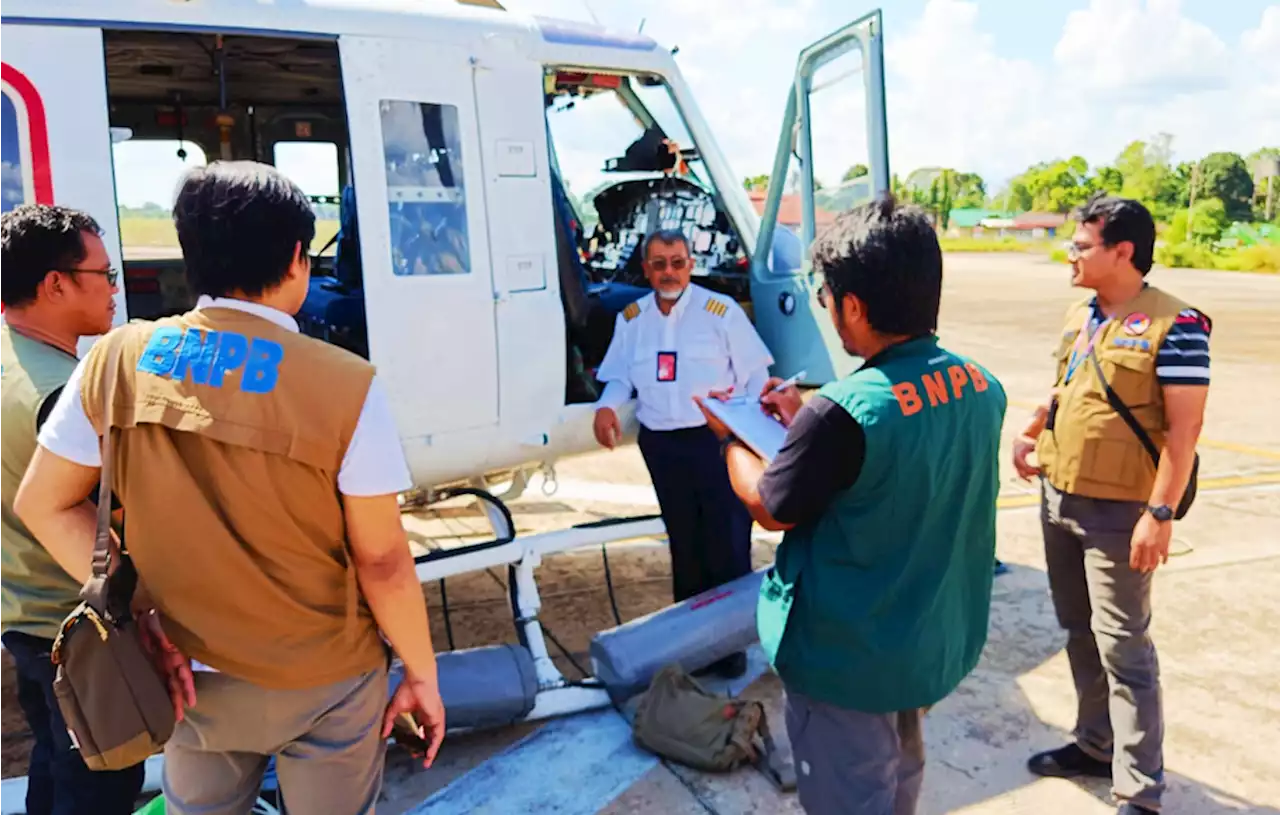 BNPB Kirim Helikopter Bantu Atasi Karhutla di Kalteng