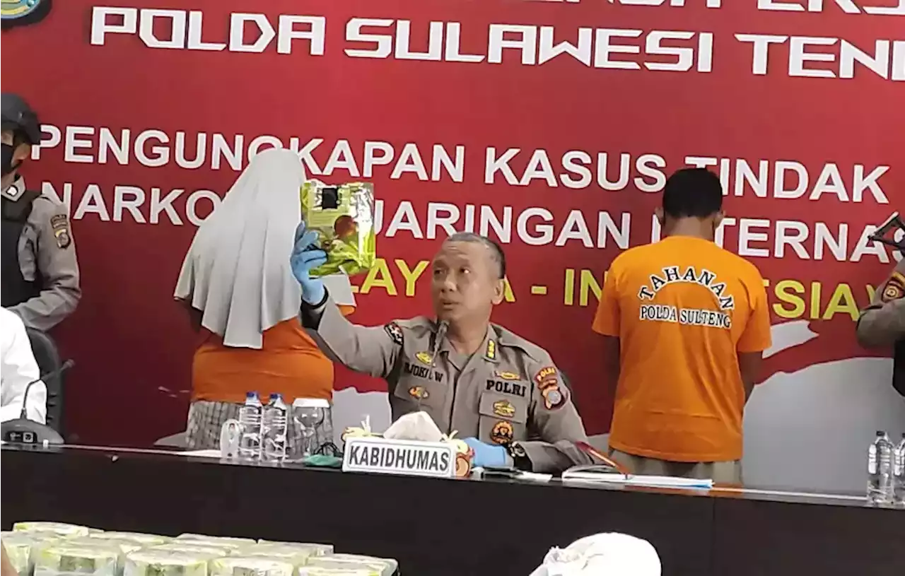 Polda Sulteng Amankan 15 Kilogram Sabu Jaringan Internasional