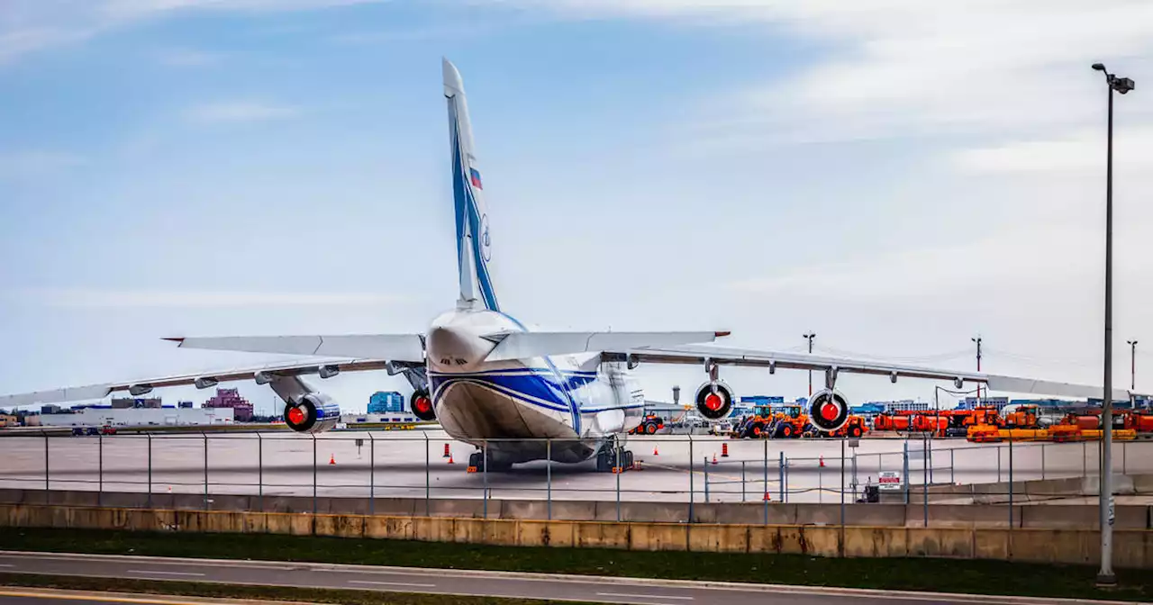 Russian cargo plane that's been stranded at Pearson Airport might be finally leaving Toronto