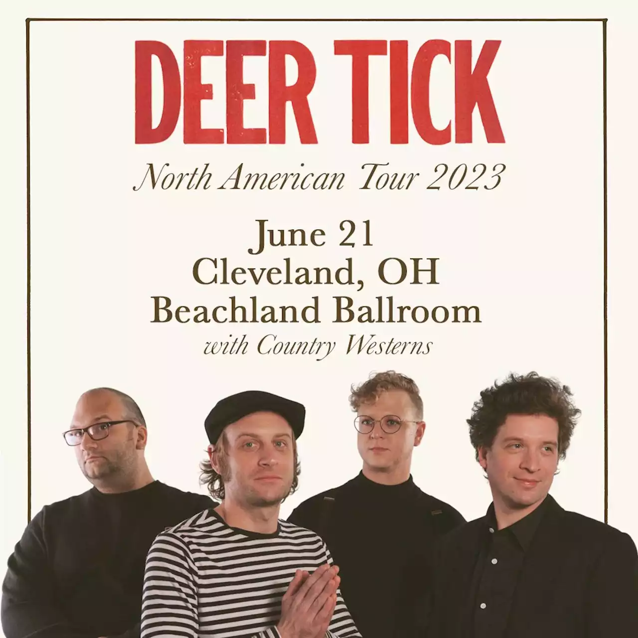 Win a pair of tickets to the Deer Tick show at the Beachland Ballroom