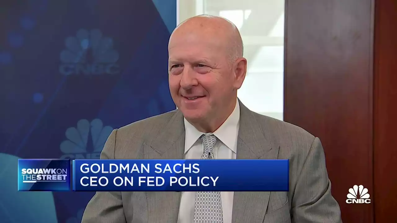 Goldman Sachs CEO: I've been surprised at economy's resilience over the last year