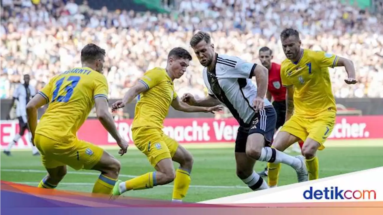 Laga Ujicoba: Drama 6 Gol, Jerman Vs Ukraina Tuntas 3-3