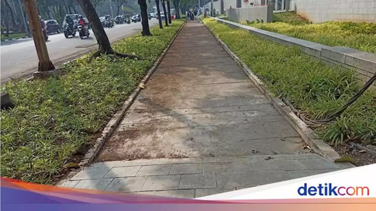 Warga Harap Trotoar di Depan Kedubes AS Dirapikan Usai Akses Dibuka