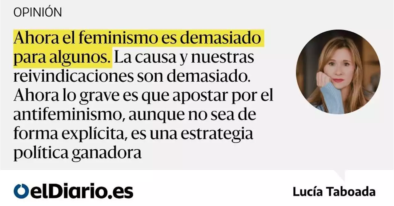 “Ya no estamos para esas cosas” de la igualdad