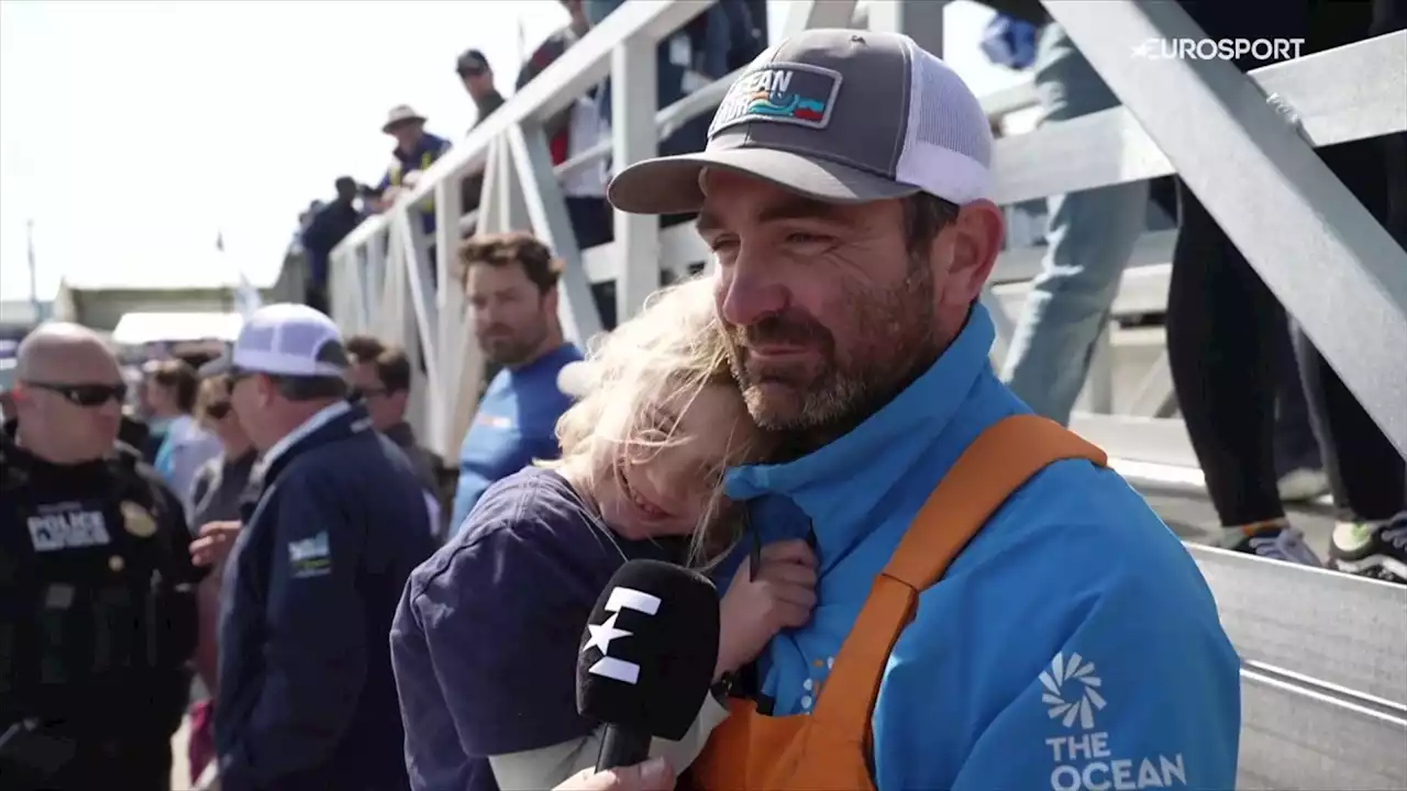 'Très peu dormi', 'surexcité' : Charlie Enright, skipper du 11th Hour Racing Team vainqueur de la 6e étape