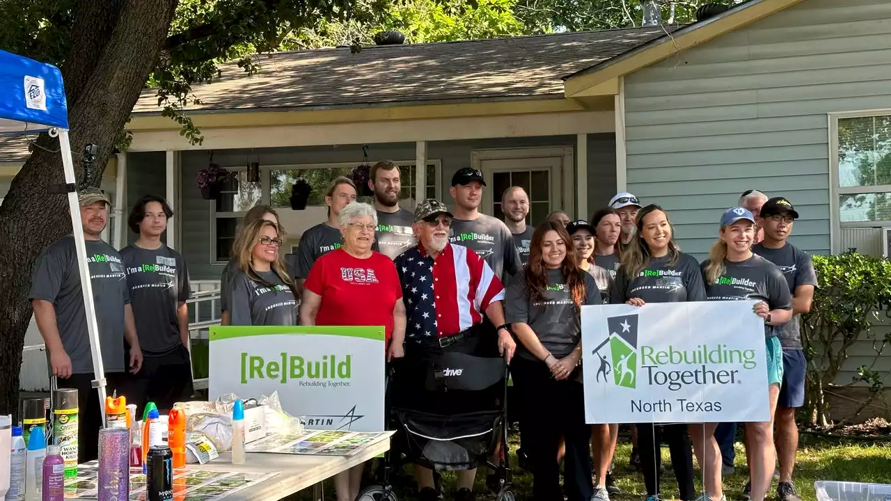 'I’m so grateful': Volunteers repair local veteran's home