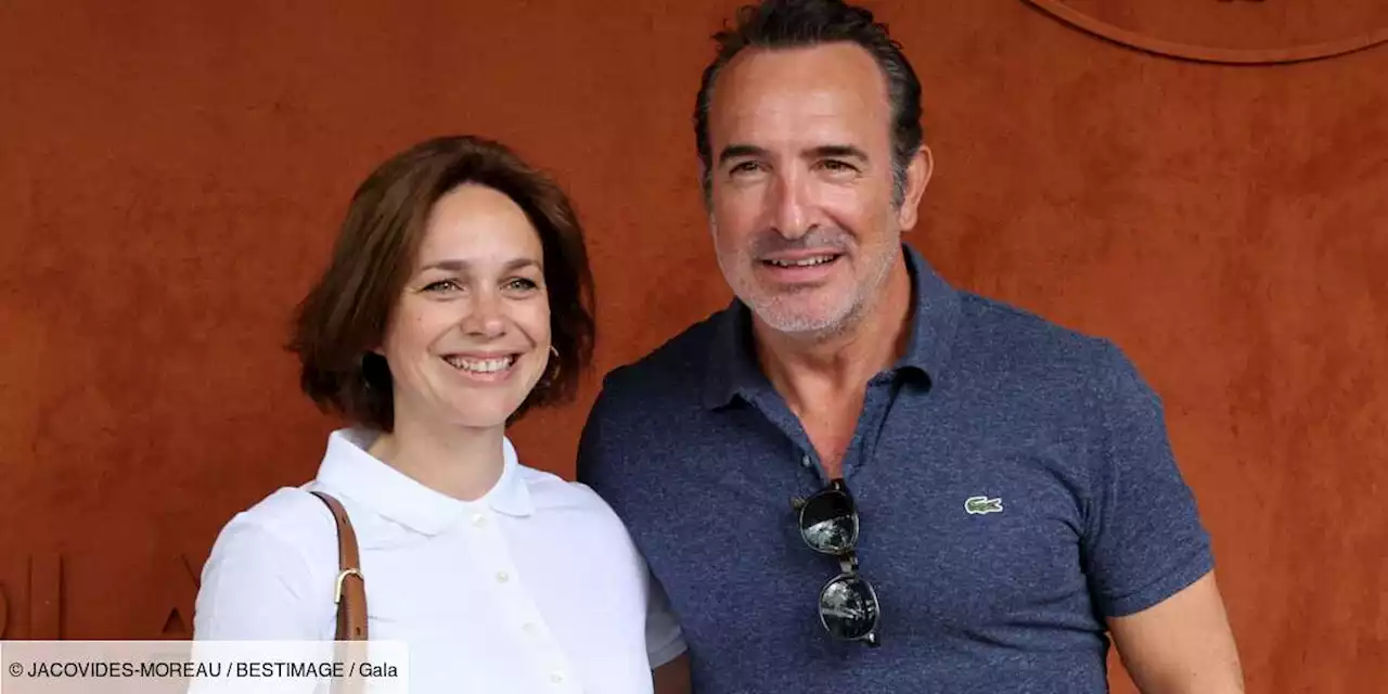 PHOTOS – Jean Dujardin et Nathalie Péchalat radieux : le couple main dans la main à Roland-Garros - Gala