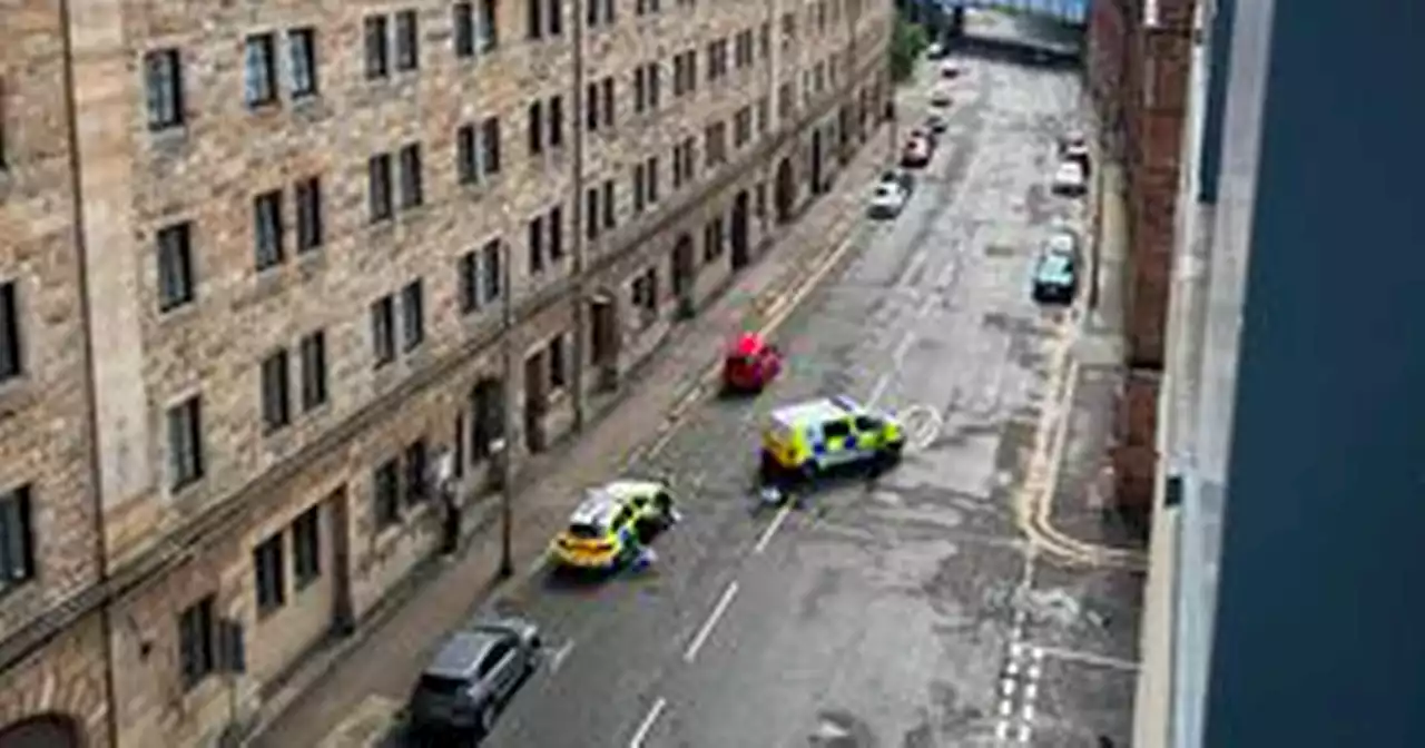 Man arrested after Glasgow crash as woman fights for life after being hit by car