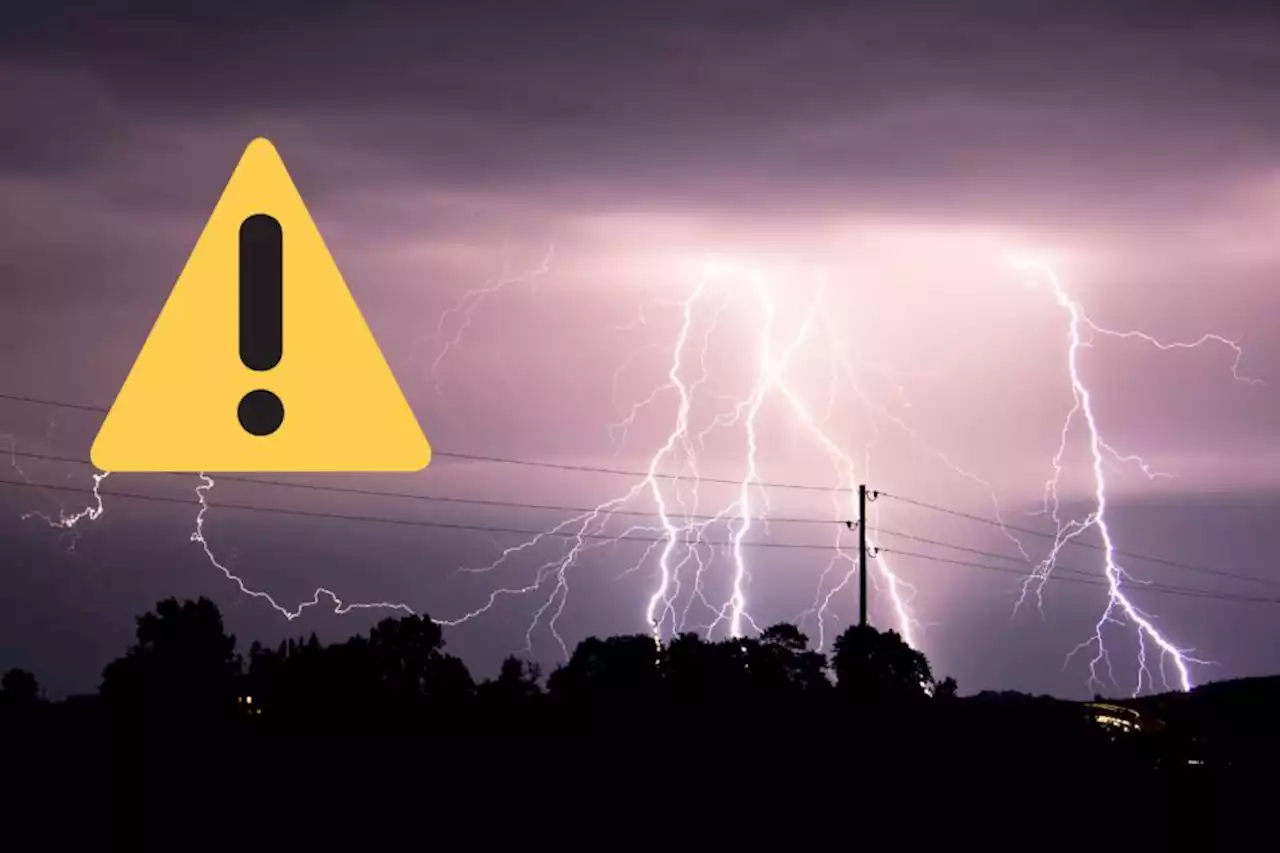 Yellow weather warning for thunderstorm issued for Glasgow