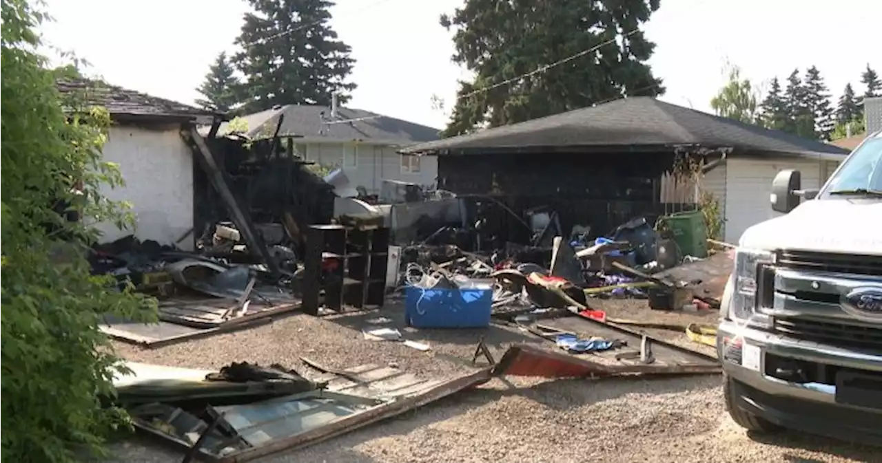 Forest Heights garage fire deemed suspicious - Calgary | Globalnews.ca